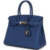 Hermès Birkin 30 Blue Tie Togo GHW
