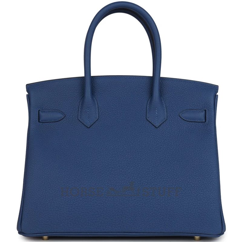 Hermès Birkin 30 Blue Tie Togo GHW