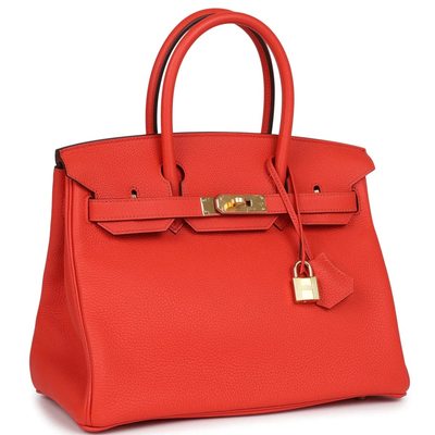 Hermès Birkin 30 Capucine Togo GHW