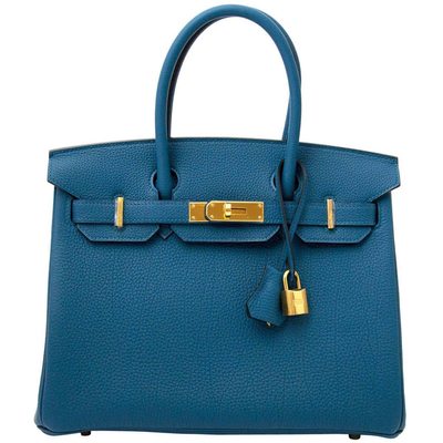 Hermès Birkin 30 Cobalt Togo GHW