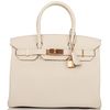 Hermès Birkin 30 Craie Togo RGHW