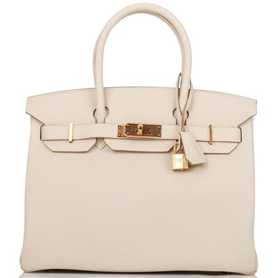 Hermès Birkin 30 Craie Togo RGHW