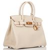 Hermès Birkin 30 Craie Togo RGHW