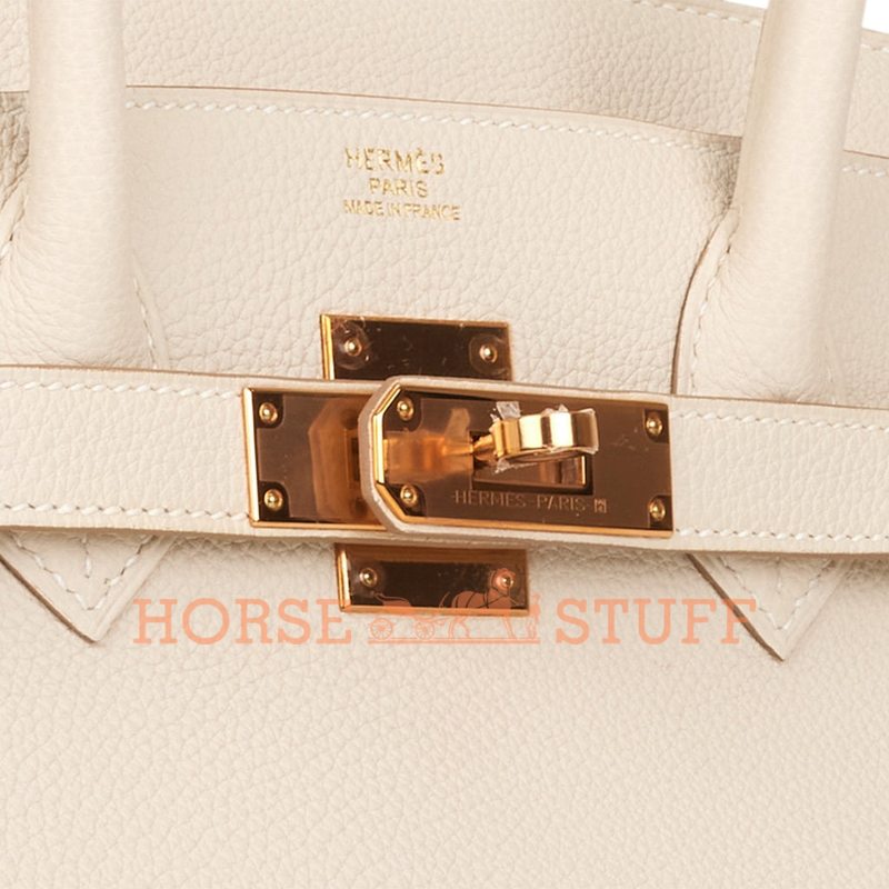 Hermès Birkin 30 Craie Togo RGHW