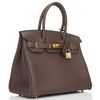 Hermès Birkin 30 Ebene Togo GHW