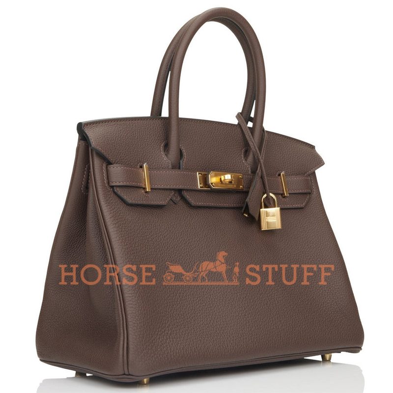 Hermès Birkin 30 Ebene Togo GHW