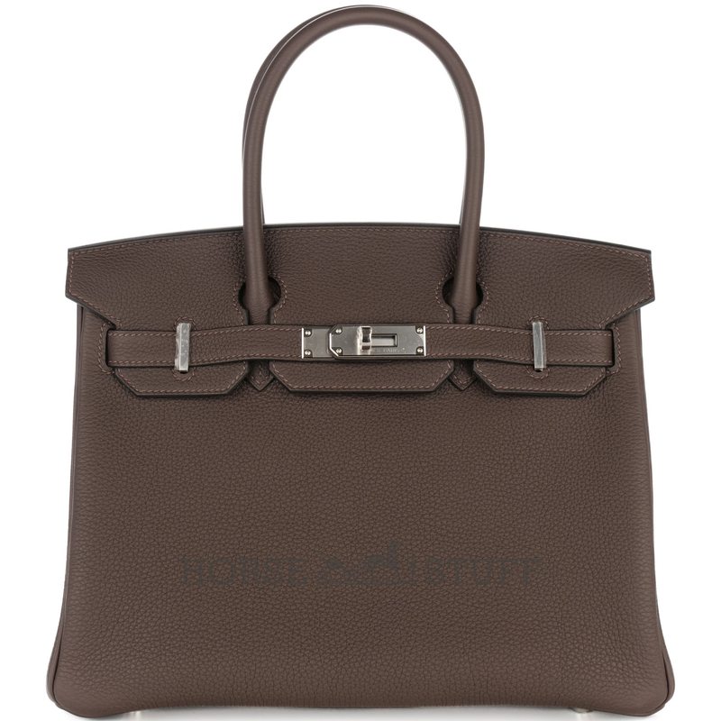 Hermès Birkin 30 Blue Pale Clemence GHW