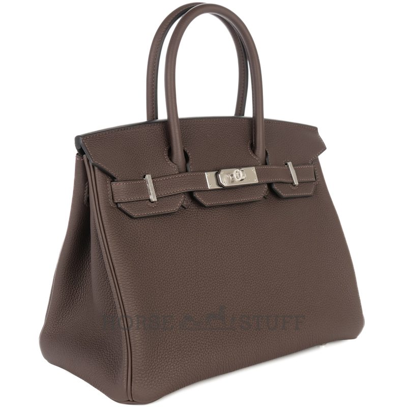 Hermès Birkin 30 Blue Pale Clemence GHW