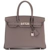 Hermès Birkin 30 Etain Togo PHW