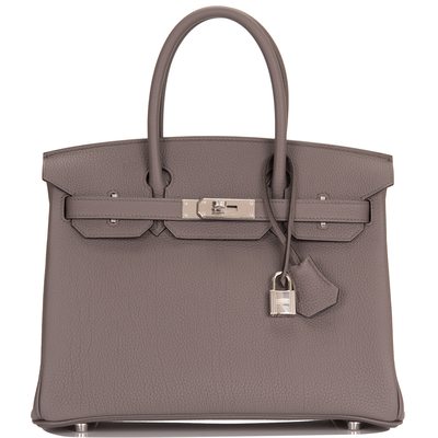 Hermès Birkin 30 Etain Togo PHW