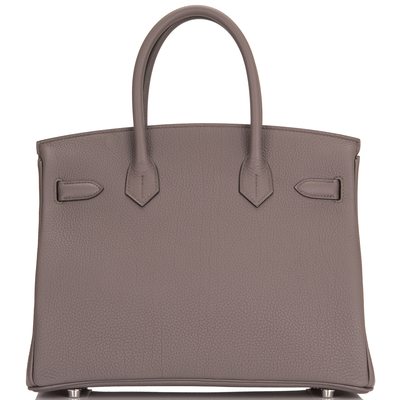 Hermès Birkin 30 Etain Togo PHW