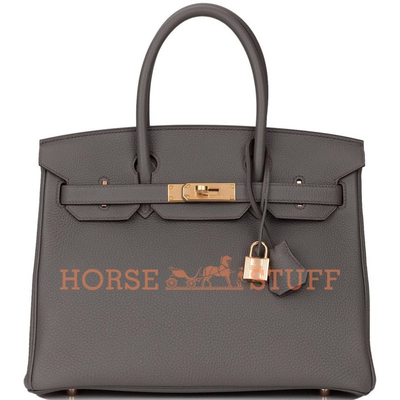 Hermès Birkin 30 Etain Togo RGHW