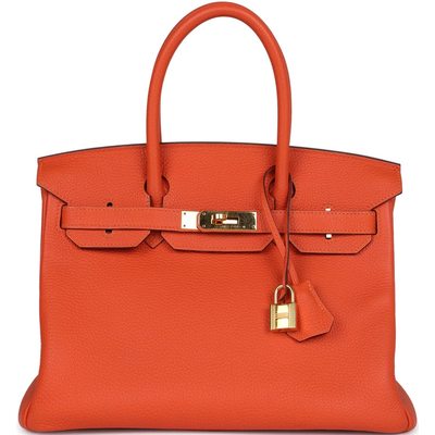 Hermès Birkin 30 Feu Togo GHW