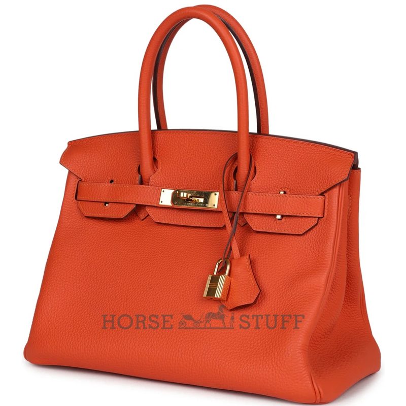 Hermès Birkin 30 Feu Togo GHW
