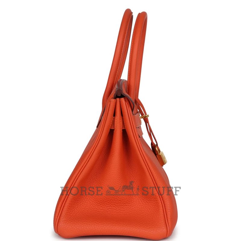 Hermès Birkin 30 Feu Togo GHW