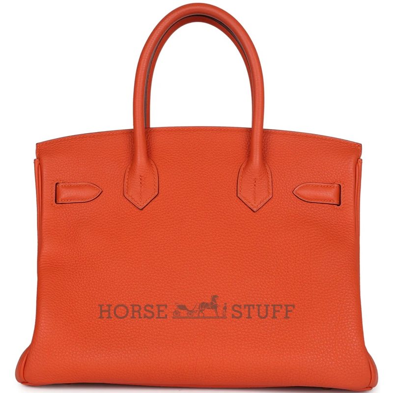 Hermès Birkin 30 Feu Togo GHW