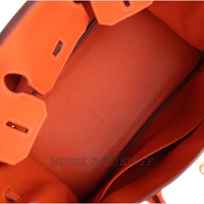 Hermès Birkin 30 Feu Togo GHW