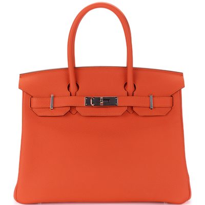 Hermès Birkin 30 Feu Togo PHW