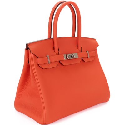 Hermès Birkin 30 Feu Togo PHW