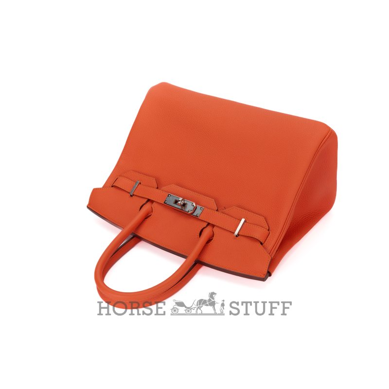 Hermès Birkin 30 Blue Pale Clemence GHW