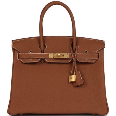 Hermès Birkin 30 Gold Togo BGHW