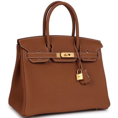 Hermès Birkin 30 Gold Togo BGHW