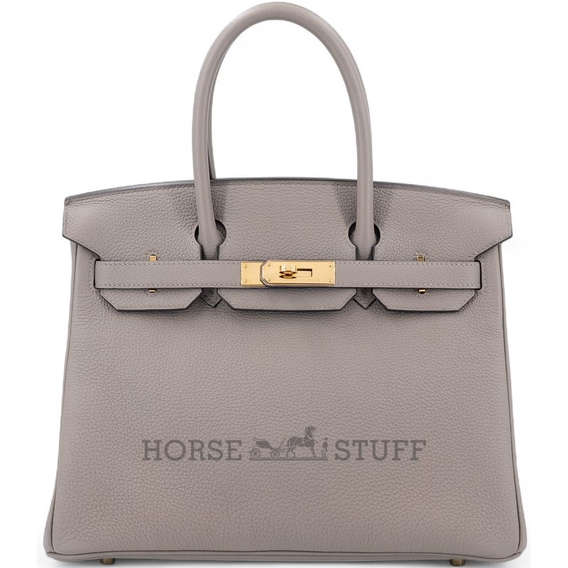 Hermès Birkin 30 Gris Asphalt Togo GHW