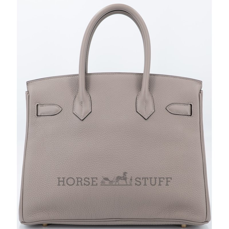 Hermès Birkin 30 Gris Asphalt Togo GHW