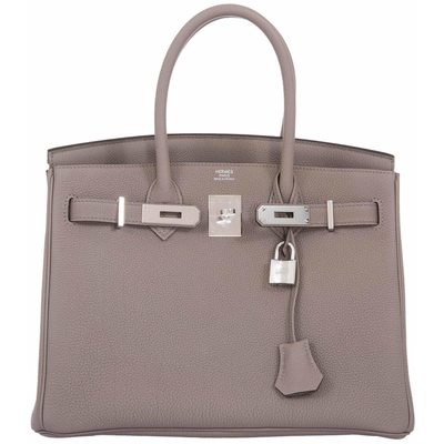 Hermès Birkin 30 Gris Asphalt Togo PHW