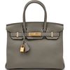 Hermès Birkin 30 Gris Meyer Togo GHW