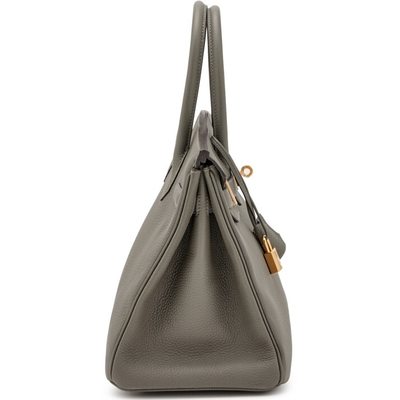 Hermès Birkin 30 Gris Meyer Togo GHW