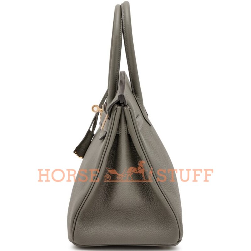 Hermès Birkin 30 Gris Meyer Togo GHW