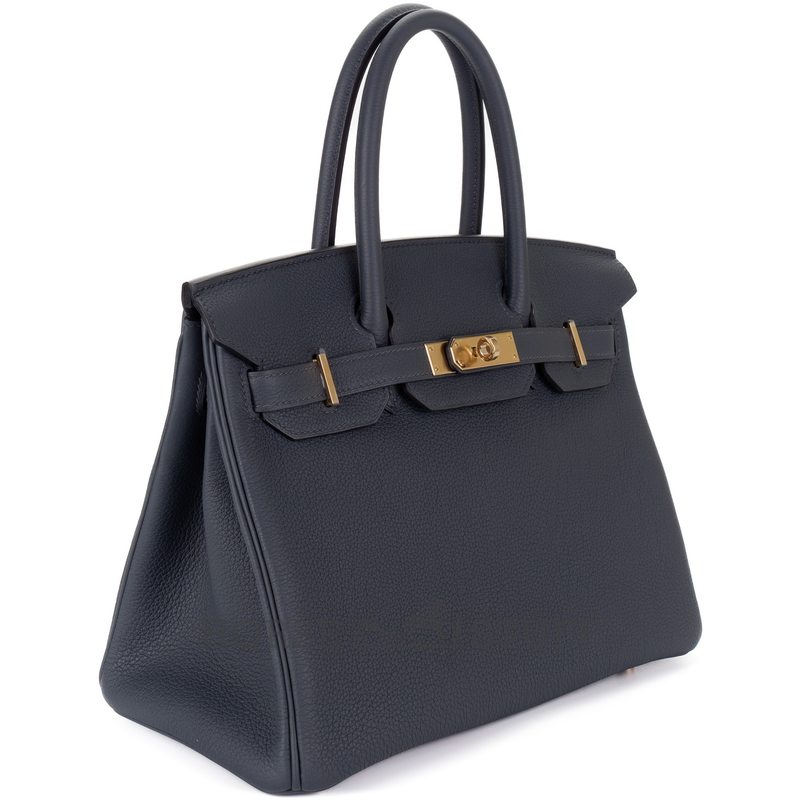 Hermès Birkin 30 Blue Pale Clemence GHW
