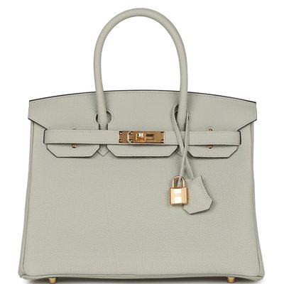 Hermès Birkin 30 Gris Neve Togo GHW