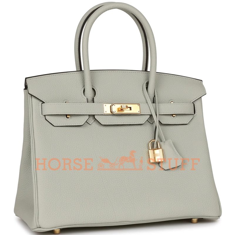 Hermès Birkin 30 Gris Neve Togo GHW