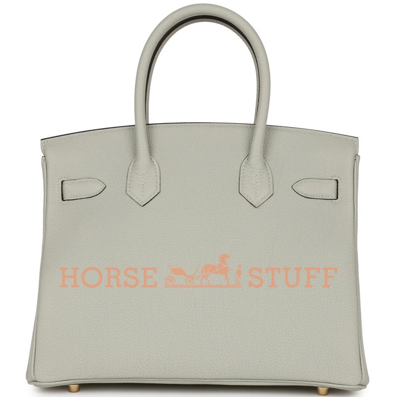 Hermès Birkin 30 Gris Neve Togo GHW