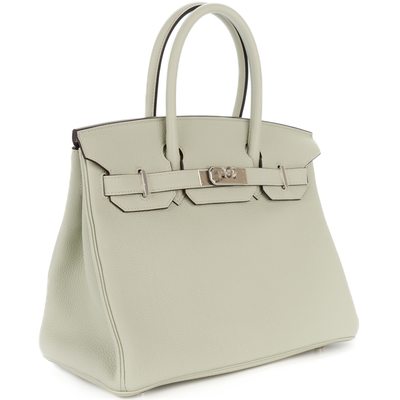 Hermès Birkin 30 Gris Neve Togo PHW