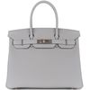 Hermès Birkin 30 Blue Pale Clemence GHW