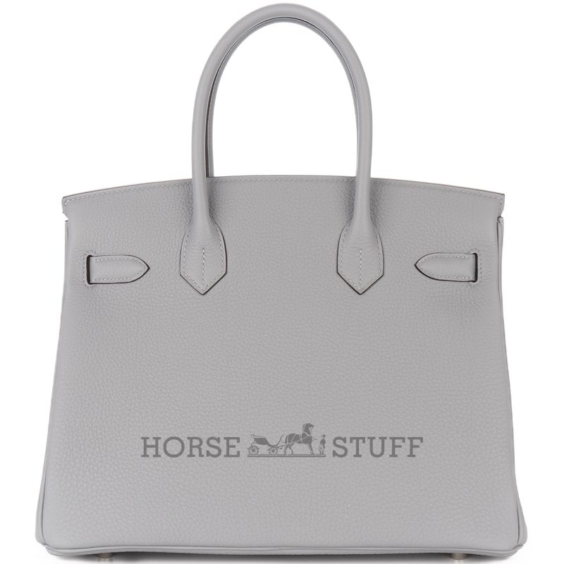 Hermès Birkin 30 Blue Pale Clemence GHW