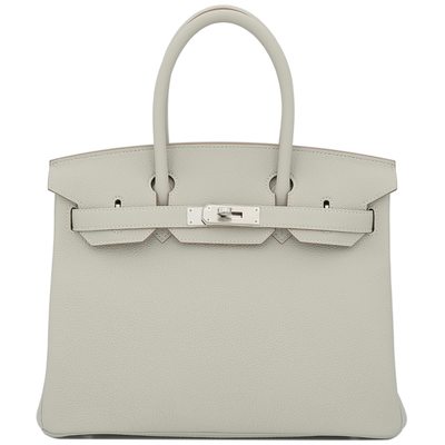 Hermès Birkin 30 Gris Perle Togo PHW