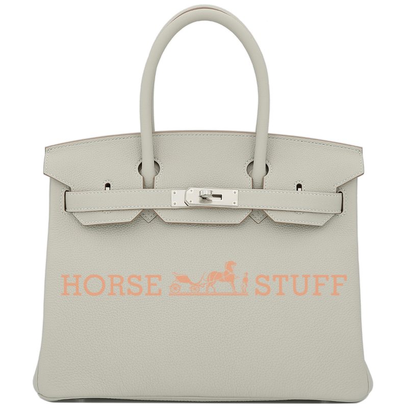 Hermès Birkin 30 Gris Perle Togo PHW