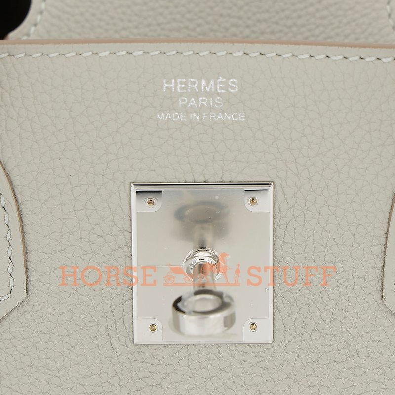 Hermès Birkin 30 Gris Perle Togo PHW