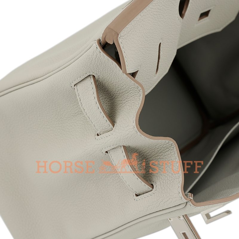 Hermès Birkin 30 Gris Perle Togo PHW