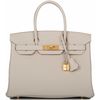 Hermès Birkin 30 Gris Perle Togo GHW