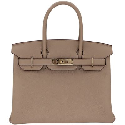 Hermès Birkin 30 Gris Tourterelle Togo GHW