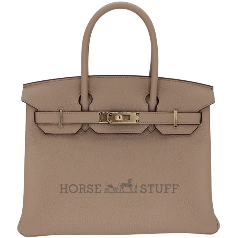 Hermès Birkin 30 Gris Tourterelle Togo GHW