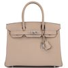 Hermès Birkin 30 Gris Tourterelle Togo PHW