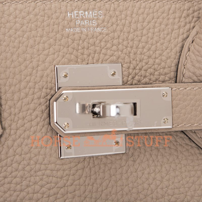 Hermès Birkin 30 Gris Tourterelle Togo PHW