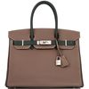 Hermès Birkin 30 Special Order HSS Etoupe / Vert Fonce Togo BPHW