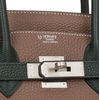 Hermès Birkin 30 Special Order HSS Etoupe / Vert Fonce Togo BPHW